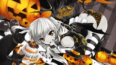anime girls Halloween Anime