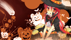 anime girls Halloween shana shakugan no shana thigh highs Anime