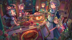 anime girls Halloween touhou Anime remilia scarlet izayoi sakuya