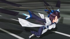 anime girls Kyoukai Senjou no Horizon Anime red eyes