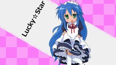 anime girls lucky star izumi konata Anime blue hair