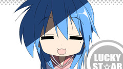 anime girls lucky star izumi konata Anime blue hair
