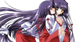 anime girls miko Moonlight Lady Kuraki Mizuna Anime