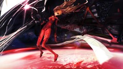 anime girls neon genesis evangelion asuka langley soryu Space