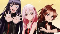 anime girls pink hair open mouth hands red eyes redhead Anime