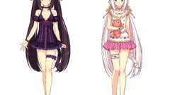 anime girls sayori nekomimi Neko Para Anime Women standing