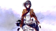 anime girls shingeki no kyojin mikasa ackerman Anime