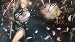 anime girls skull Anime