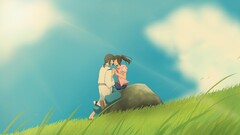 anime girls sky anime boys