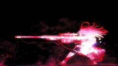 anime girls sniper rifle black rock shooter Anime
