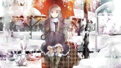 anime girls umbrella yosuga no sora kasugano sora Anime