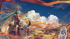 Anime hatsune miku vocaloid anime girls fantasy art