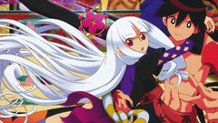 Anime Katanagatari Yasuri Shichika Togame anime girls anime boys