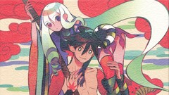 Anime Katanagatari Yasuri Shichika Togame anime girls anime boys