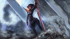 Anime Kill la Kill Matoi Ryuuko sword fantasy art Women Manga