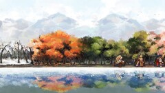 Anime landscape nature