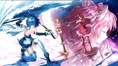 Anime miki sayaka tomoe mami akemi homura sakura kyouko