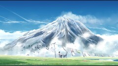 Anime Mountains nature