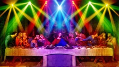 Anime nightclubs The Last Supper colorful