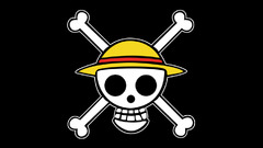Anime One Piece skull Minimalism