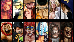 Anime One Piece Trafalgar Law monkey d luffy Roronoa Zoro