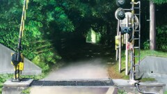 Anime outdoors Trees