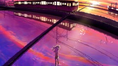 Anime rice paddy original characters anime girls