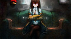 Anime steins gate makise kurisu anime girls couch sitting
