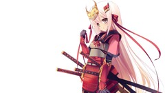 Anime sword anime girls Katana samurai Takeda Shingen