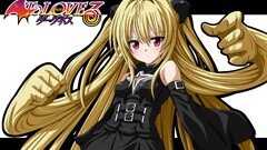 Anime to-love-ru golden darkness blonde red eyes