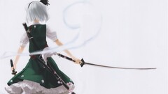 Anime touhou konpaku youmu sword anime girls