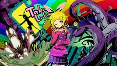 Anime vocaloid kagamine rin anime girls colorful hatsune miku