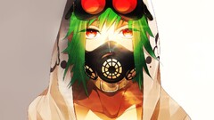 Anime vocaloid Megpoid Gumi gas masks goggles anime girls
