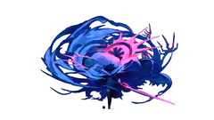 Anime white background mahou shoujo madoka magica miki sayaka