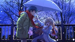 Anime winter toradora aisaka taiga takasu ryuuji anime girls