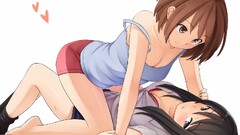 Anime yuri original characters anime girls PinkWaters