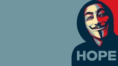 Anonymous Hope posters Guy Fawkes mask