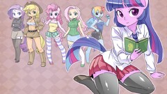 anthro horns anime girls kneeling