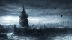 apocalyptic City digital art cityscape futuristic
