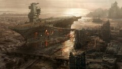 apocalyptic City fallout 3 video games futuristic ruin artwork