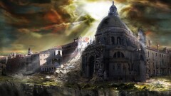 apocalyptic City venice artwork Italy sky