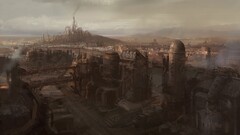 apocalyptic digital art Industrial artwork