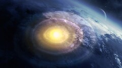 apocalyptic planet digital art space art Space