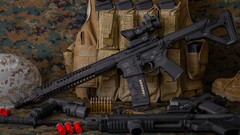 ar-15 magpul shotgun weapon