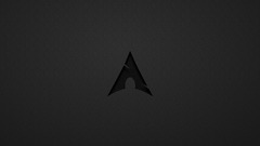 arch linux Linux dark gray archlinux Minimalism