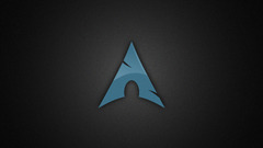 arch linux Linux logo gradient Simple Background