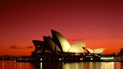 architecture Sydney sydney opera house Australia red