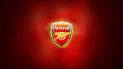 arsenal london logo red background