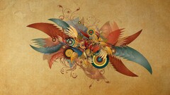 artwork abstract colorful shapes