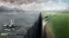 artwork Abyss wreck landscape sky